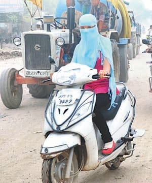 without helmet