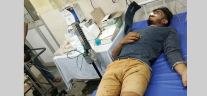 organically in BHU, stone pelting and arson after firing