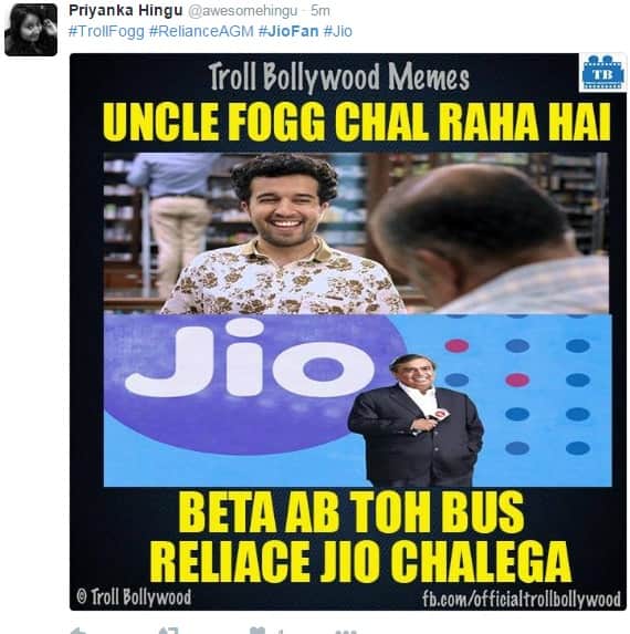 Reliance 4g trend in twitter
