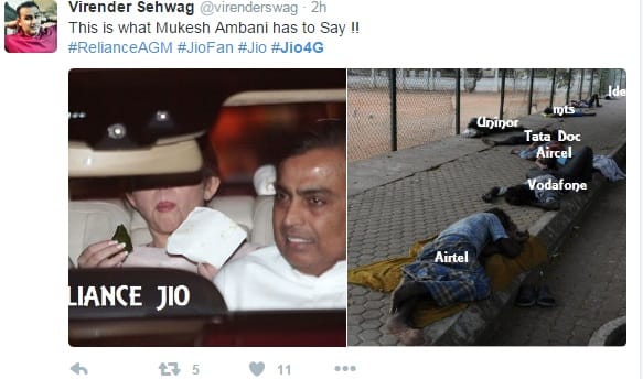 Reliance 4g trend in twitter