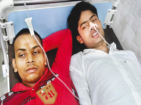 Hundred engineering students food poisoning