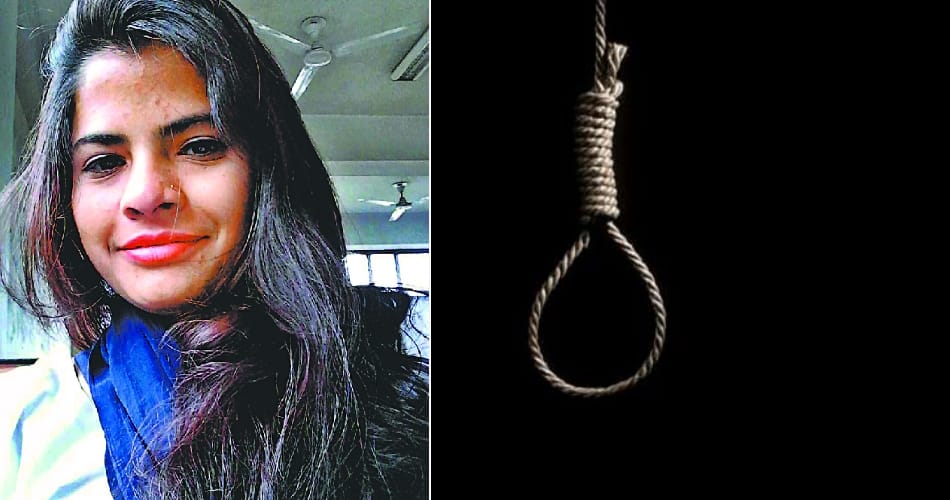 Hotel Management final year student committed suicide
