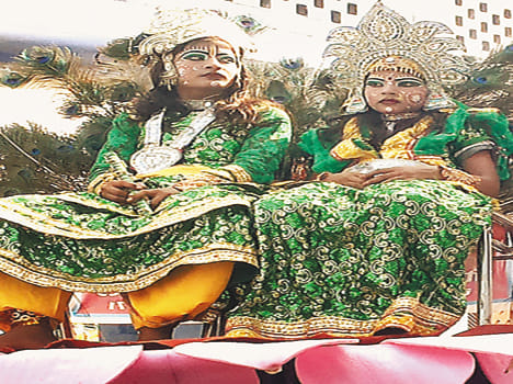 In celebration of clabber Gunje Kanhaiya Jaykare