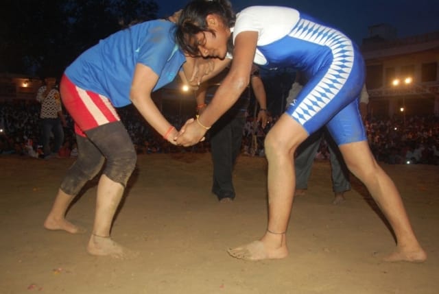 The winner in the women's wrestling Delhi wrestler Anjana