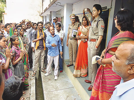 The villagers Aliapur SP office performance
