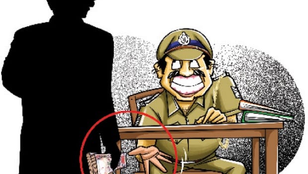 chandigarh police, caught red handed, five thousand rupees, nayagaun chandigarh, asi rakesh kumar