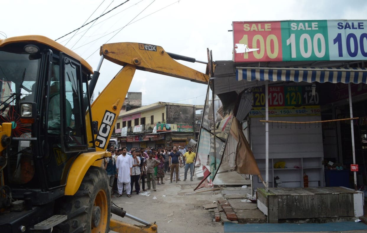  encroachment campaign of nagar nigam