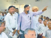  sir no working officers, blame of public, jind