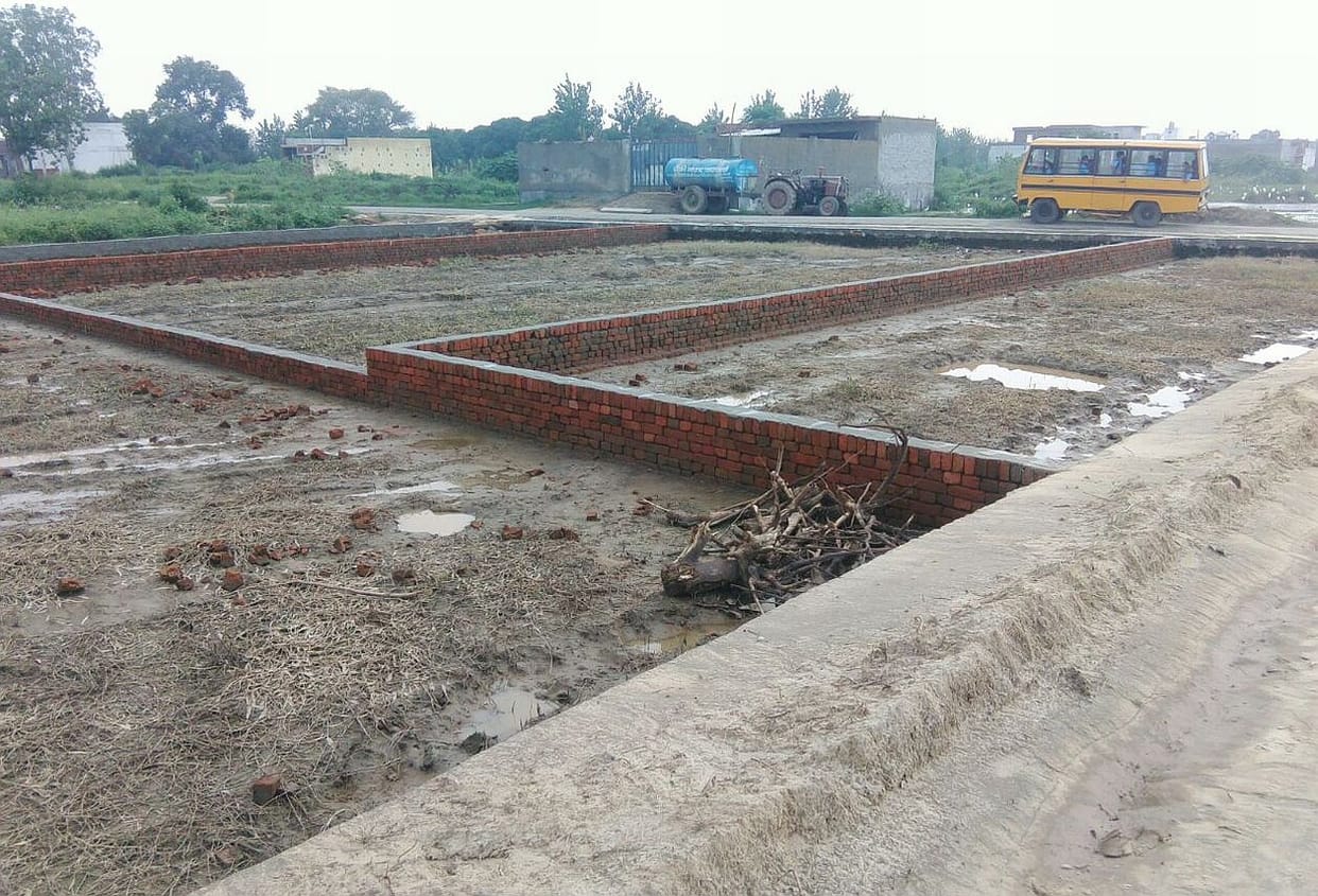 Cut land mafia illegal colony.