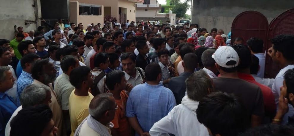 sandeep gadoli cremation happen after 7 months, large crowd gather in house