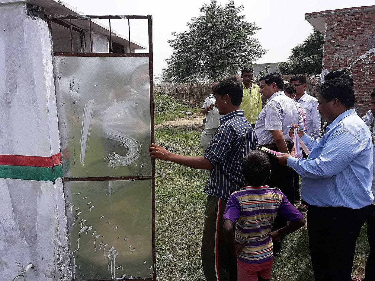 Jagmgaaga coir village with electricity before Diwali 