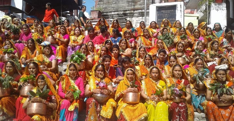 kalash yatra in Bageshwar