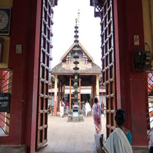 temple where devotees offer chocolate bars to god