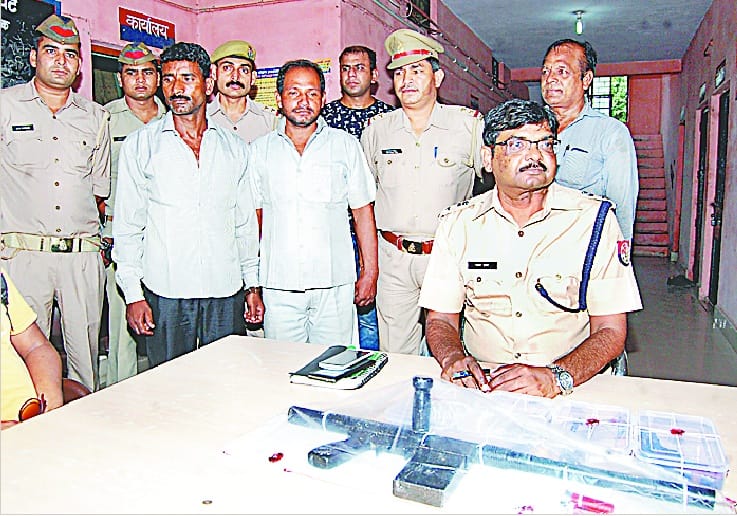 Police caught the smugglers of arms