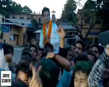 Saurabh guleria of NSUI won dehradun student election