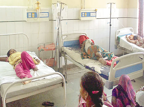Woman's death from fever, half a dozen recruitment