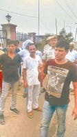 vehical passing, team late, people got angry, traffic disturbed, jhajjar