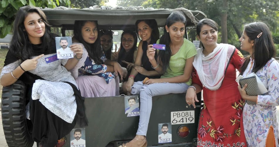pu elections ,pu student election ,nsui ,soi ,pu polls ,nsui pannel