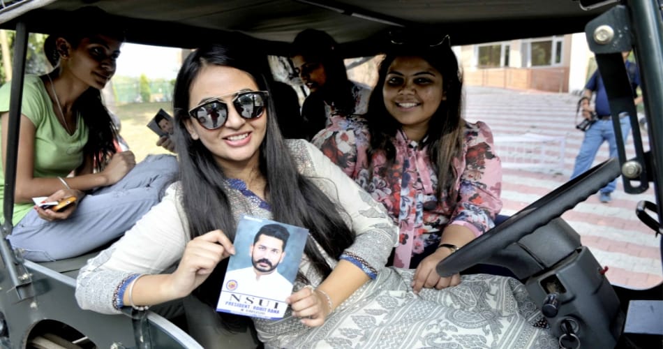 pu elections ,pu student election ,nsui ,soi ,pu polls ,nsui pannel