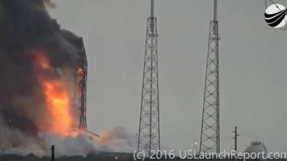 SpaceX rocket blasts, destroyed Facebook Satellite