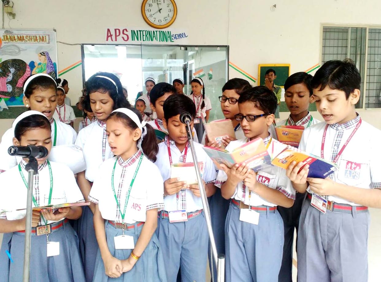 Telling children celebrated Sanskrit couplets week 