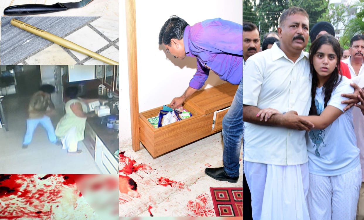 servant killed businessman wife, caught in cctv.