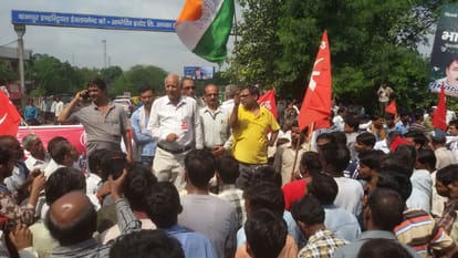 central government employes strike in kanpur