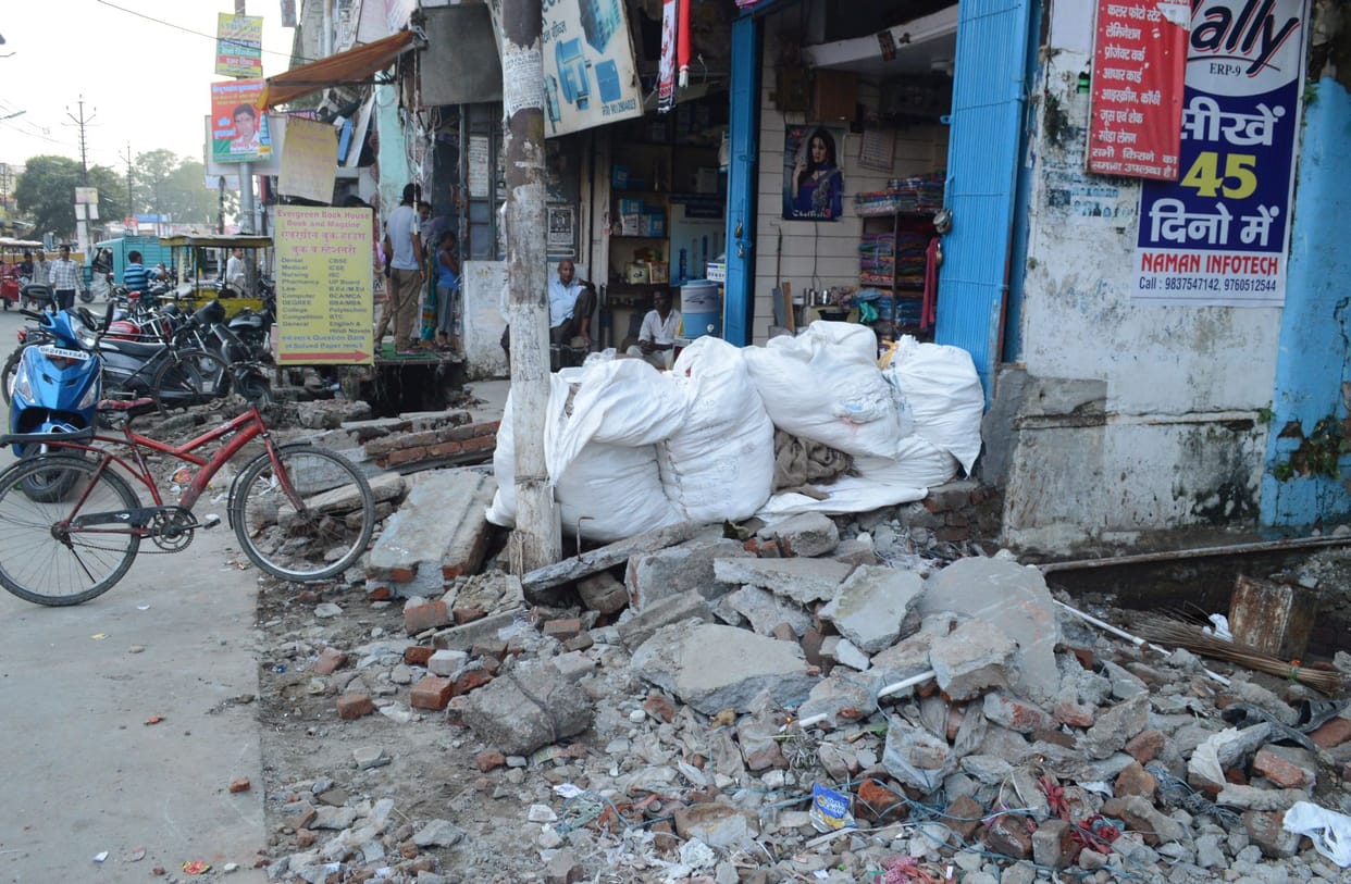 Municipal arbitrary in  encroachment campaign