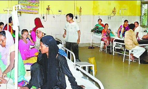 Two children died in the district hospital