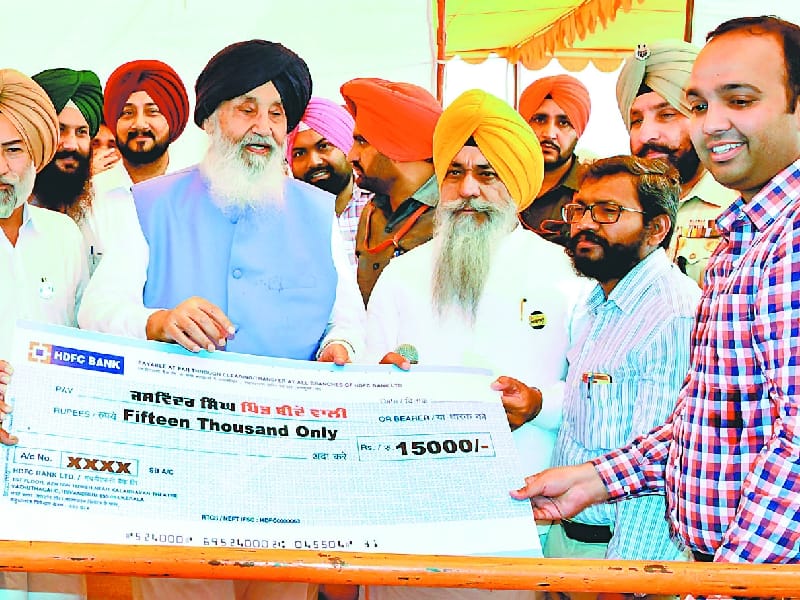 cm parkash singh badal, sangat darshan, panjab news, lambi, muktsar