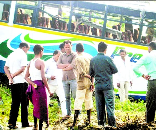 Accident in Raebareli.