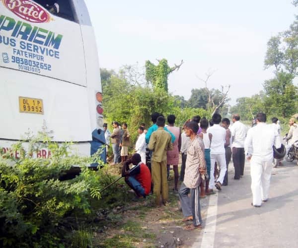 Accident in Raebareli.