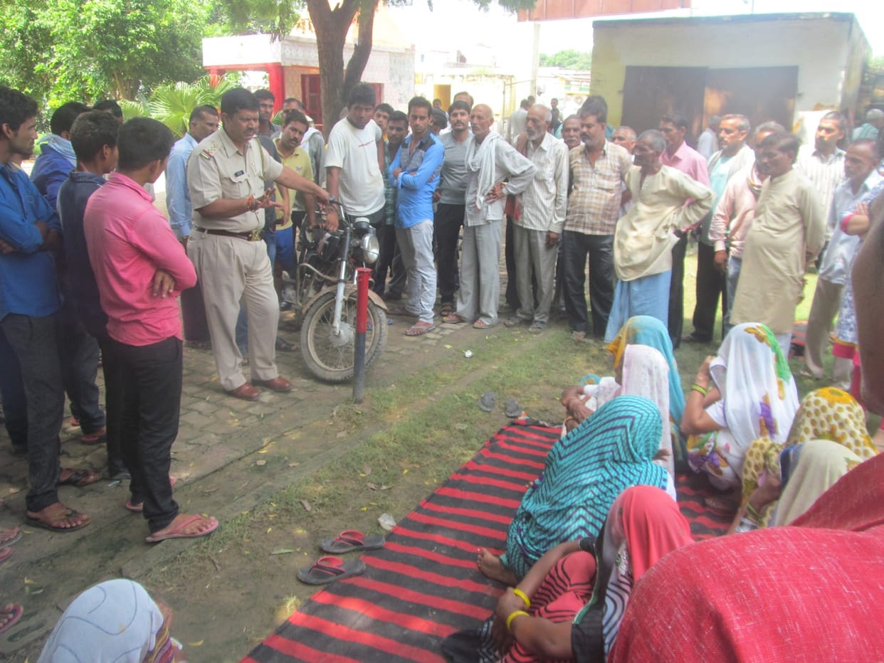 agitation on Raya thana
