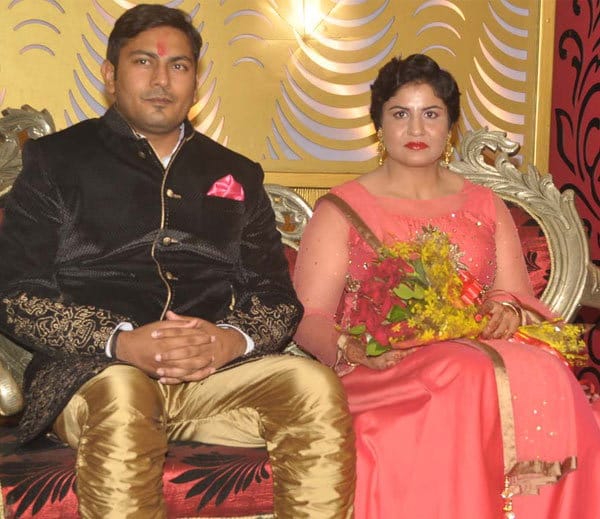 india's first arjun awardi lady wrestler dsp geetika jakhar engagement with engineer