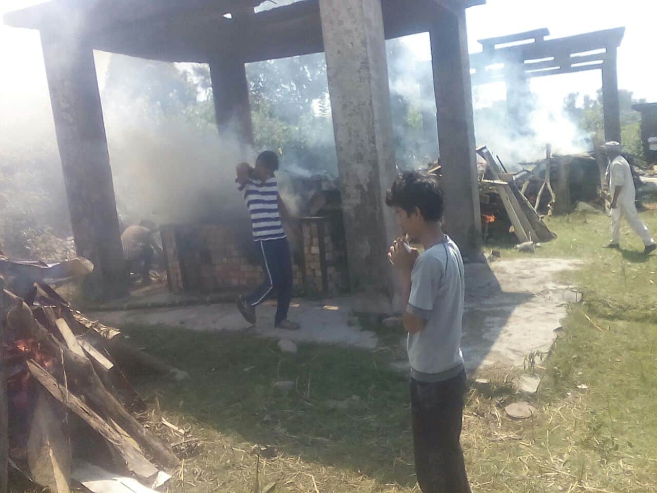 Chamba accident: Cremination of Five Youths in Basa Village at Kangra, live photos.