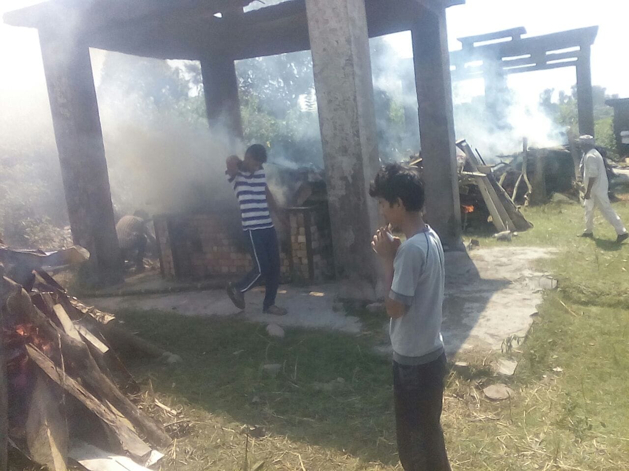 Chamba accident: Cremination of Five Youths in Basa Village at Kangra, live photos.