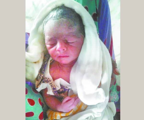A child found in sitapur.