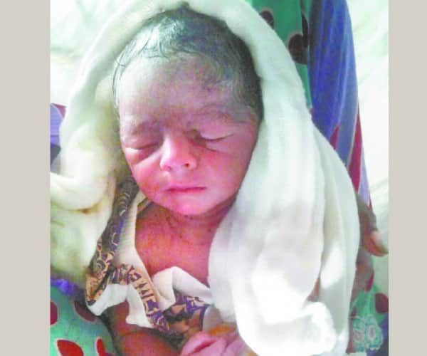 A child found in sitapur.