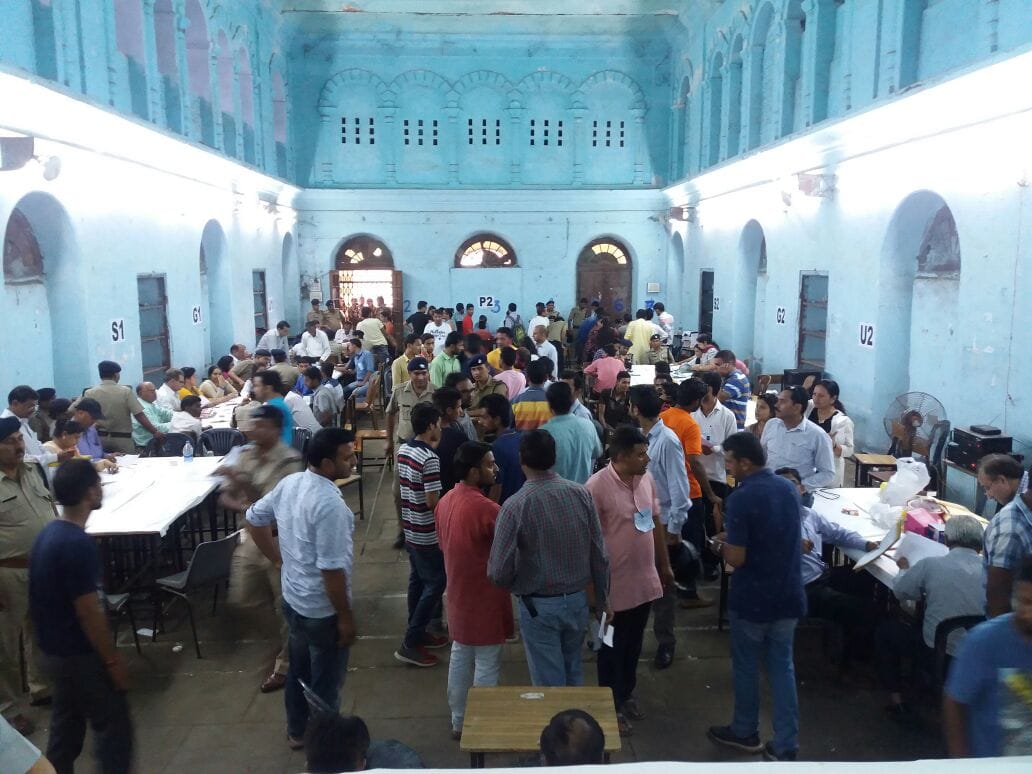 After counting, people will not yield procession