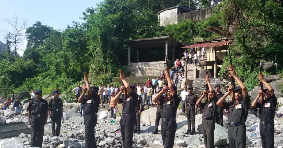 The soldier funeral with military honors