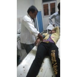 current accident, accident again in the city, one injured, bahadurgarh