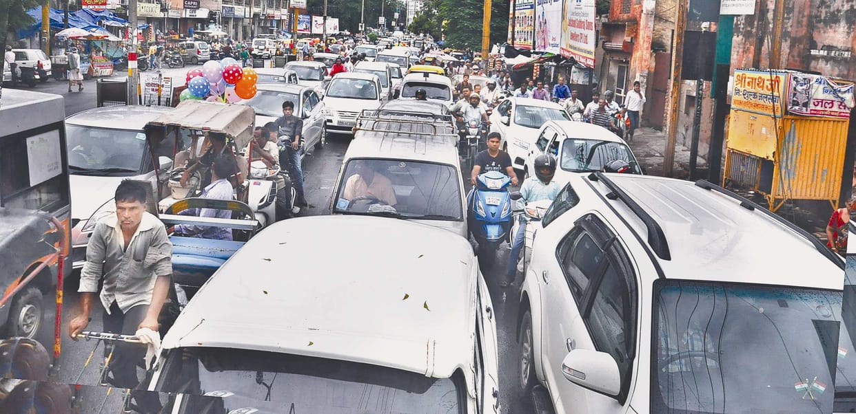  rally vehicles will not run on MG Road