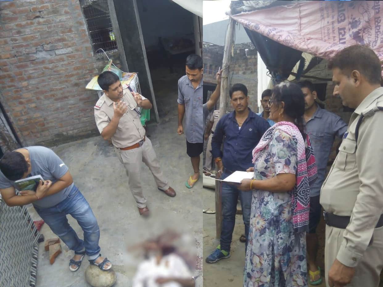 man brutally murdered in haridwar, mother was in house.