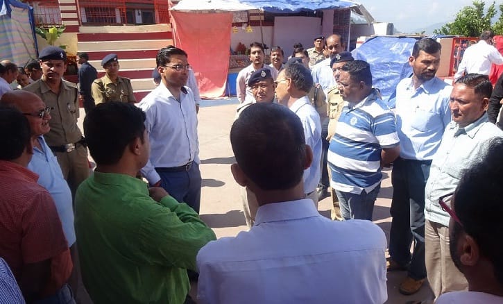 Nanda Devi Mela preparations In Almora