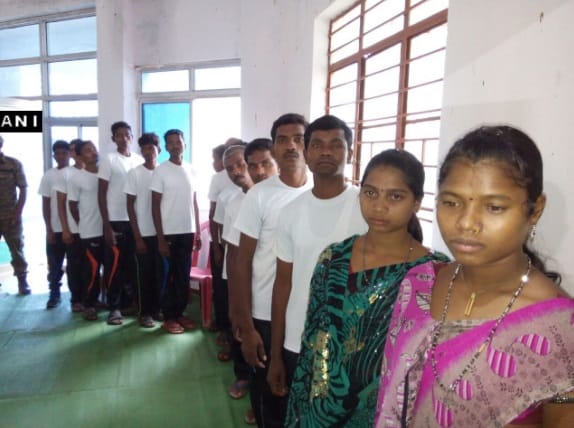chhattisgarh: 17 naxal surrendered with two women