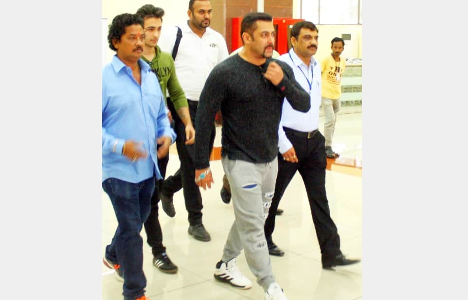 Salman Khan at Manali for film shooting.