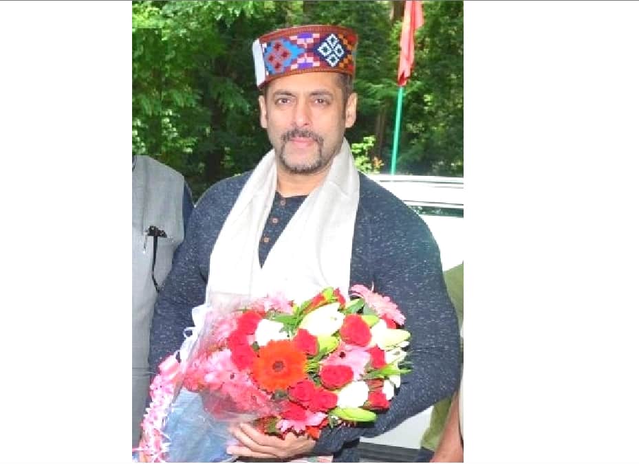 Salman Khan at Manali for film shooting.