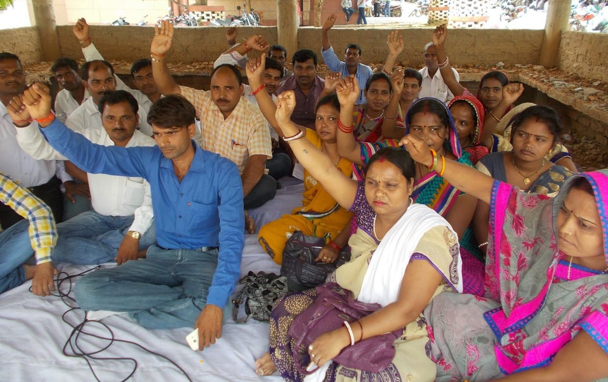 shiksha prerak on the path of mass arrest in haryana