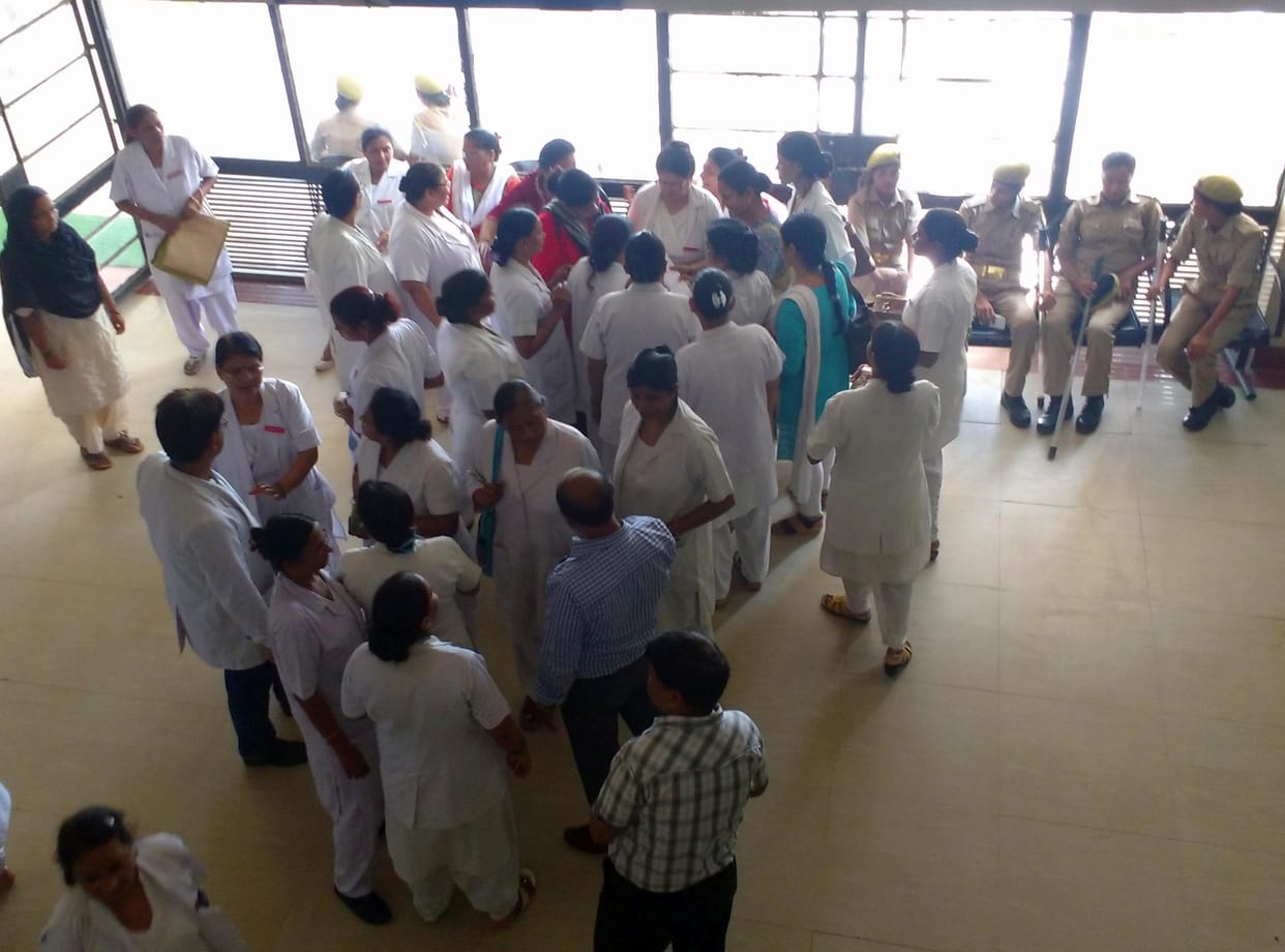 up nurses on strike, government seeks alternative  
