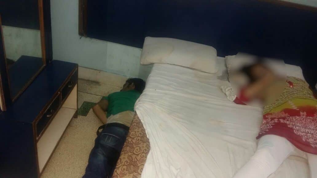 couple committed suicide in hotel.
